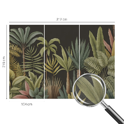 Självhäftande fototapet Tropisk djungel