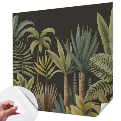 Självhäftande fototapet Tropisk djungel