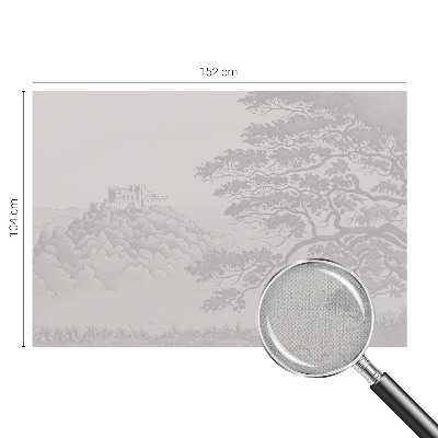 Peel and stick fototapet Slottlandskap