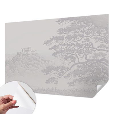 Peel and stick fototapet Slottlandskap