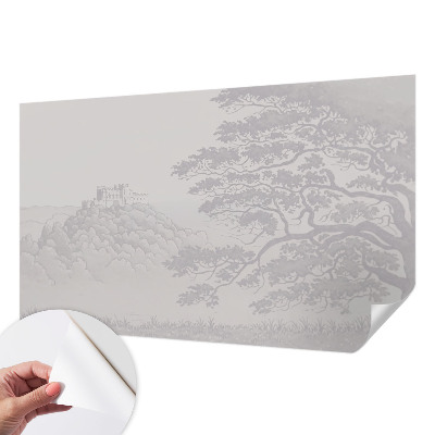 Peel and stick fototapet Slottlandskap