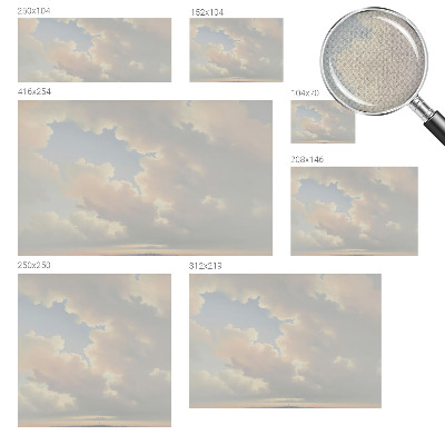 Fototapet barnrum med en pastellfärgad himmel