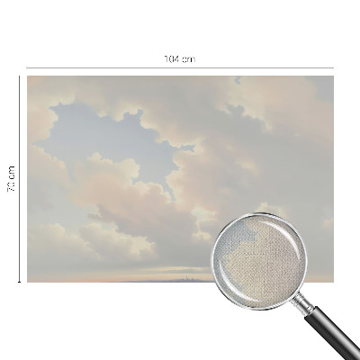 Fototapet barnrum med en pastellfärgad himmel