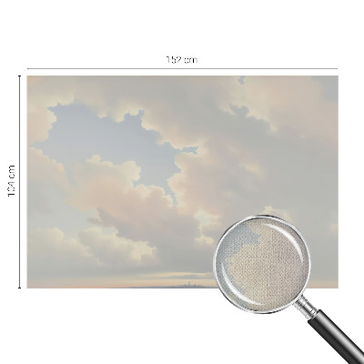 Fototapet barnrum med en pastellfärgad himmel