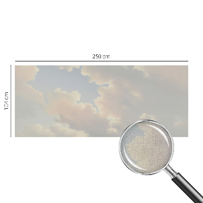Fototapet barnrum med en pastellfärgad himmel