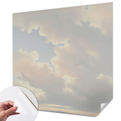 Fototapet barnrum med en pastellfärgad himmel