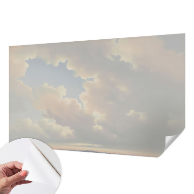 Fototapet barnrum med en pastellfärgad himmel