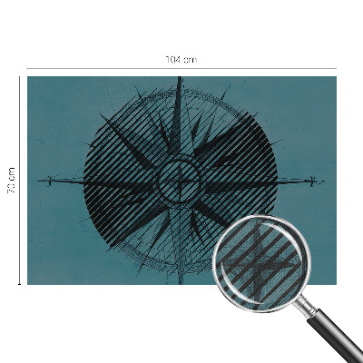 Peel and stick fototapet Marin kompass