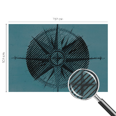 Peel and stick fototapet Marin kompass