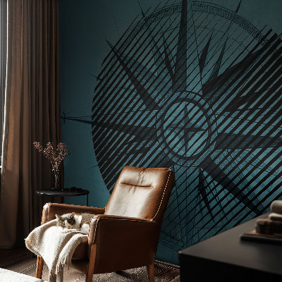 Peel and stick fototapet Marin kompass