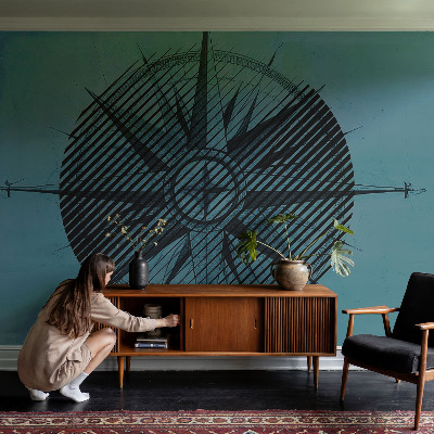 Peel and stick fototapet Marin kompass