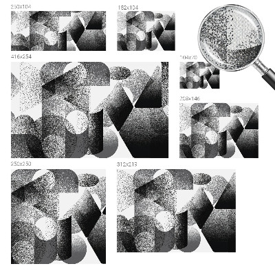 Fototapet barn Geometriska former