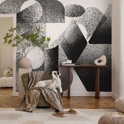 Fototapet barn med ett mönster av geometriska former