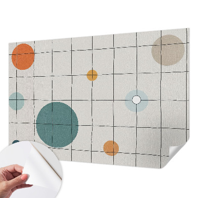 Fototapet för barn Färgade cirklar