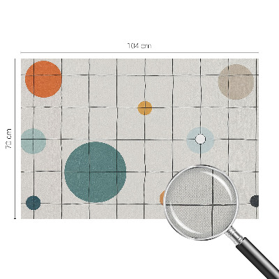 Fototapet för barn Färgade cirklar