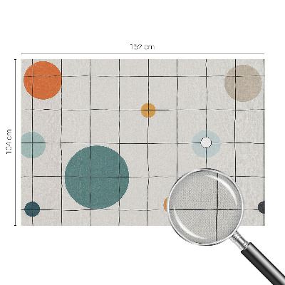 Fototapet för barn Färgade cirklar