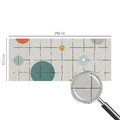 Fototapet för barn Färgade cirklar