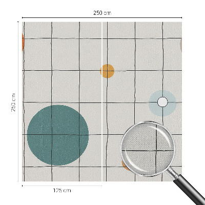 Fototapet för barn Färgade cirklar