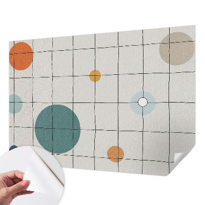 Fototapet för barn Färgade cirklar