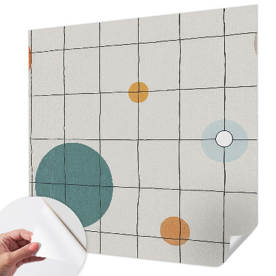 Fototapet för barn Färgade cirklar