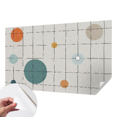 Fototapet för barn Färgade cirklar