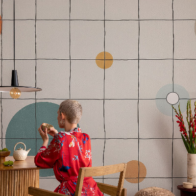 Fototapet för barn Färgade cirklar