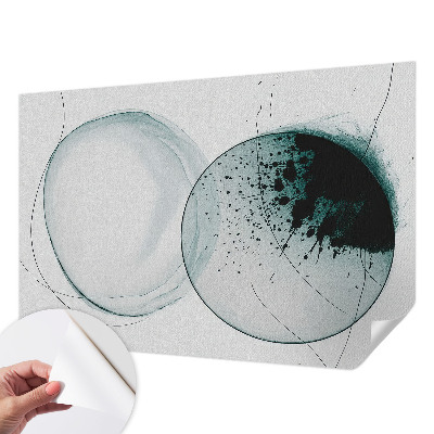 Fototapet för barn Gröna cirklar