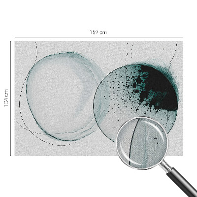 Fototapet för barn Gröna cirklar