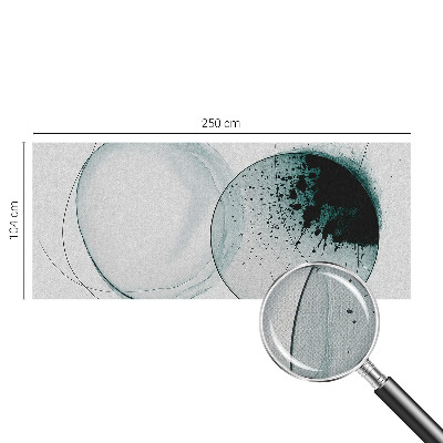 Fototapet för barn Gröna cirklar