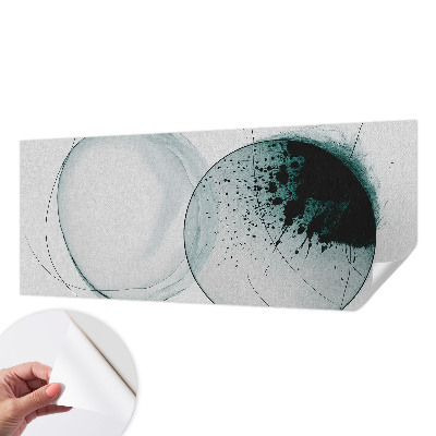 Fototapet för barn Gröna cirklar