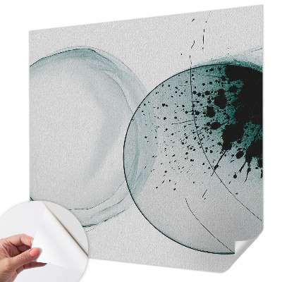 Fototapet för barn Gröna cirklar