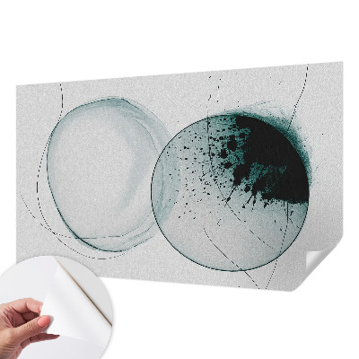 Fototapet för barn Gröna cirklar