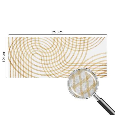 Självhäftande fotovägg med geometriska mönster