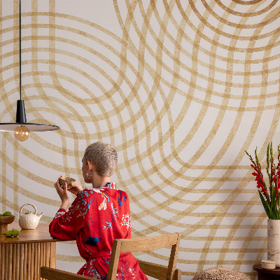 Självhäftande fotovägg Geometriska vävar