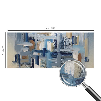 3D fototapet Abstraktionspenslar