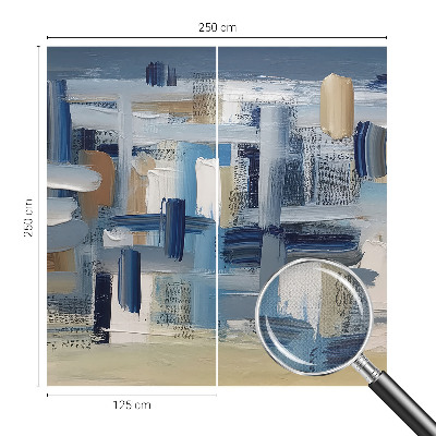 3D fototapet Abstraktionspenslar