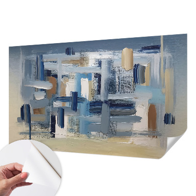 3D fototapet Abstraktionspenslar