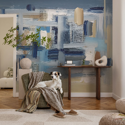 3D fototapet Abstraktionspenslar