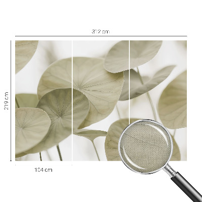 Fototapet för barn med ett naturskönt motiv som ger en lugn och elegant atmosfär