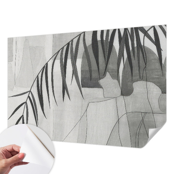 Fototapet barn Abstrakt palmträd