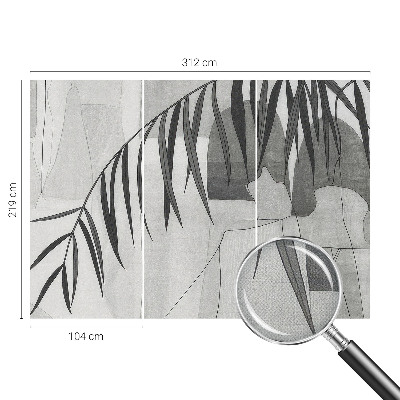 Fototapet barn Abstrakt palmträd