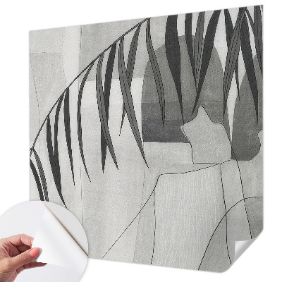 Fototapet barn Abstrakt palmträd