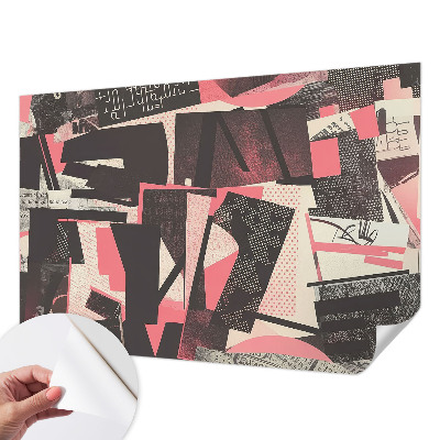 Fototapet barnrum Geometriskt collage