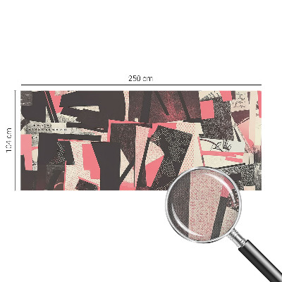 Fototapet barnrum Geometriskt collage