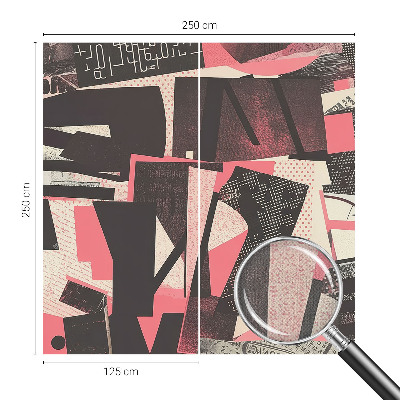 Fototapet barnrum Geometriskt collage