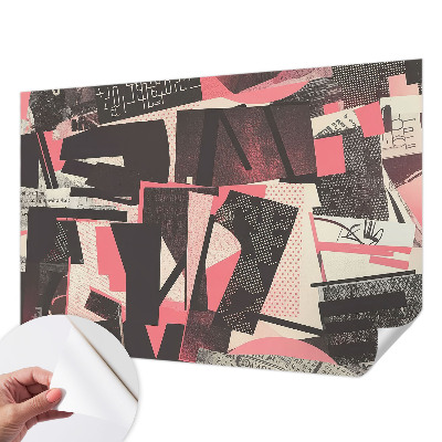 Fototapet barnrum Geometriskt collage