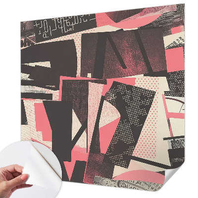 Fototapet barnrum Geometriskt collage