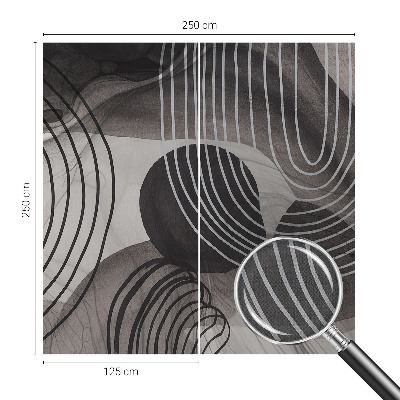 Självhäftande fotovägg Formernas harmoni