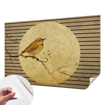 3D fototapet Harmonifågel