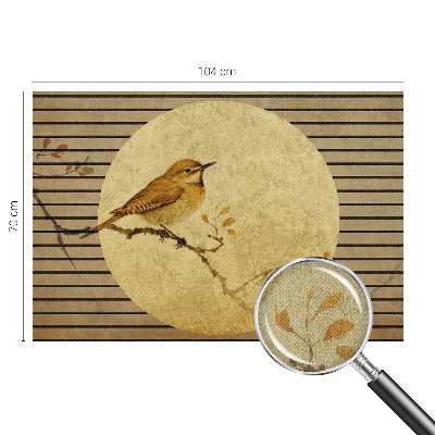 3D fototapet Harmonifågel